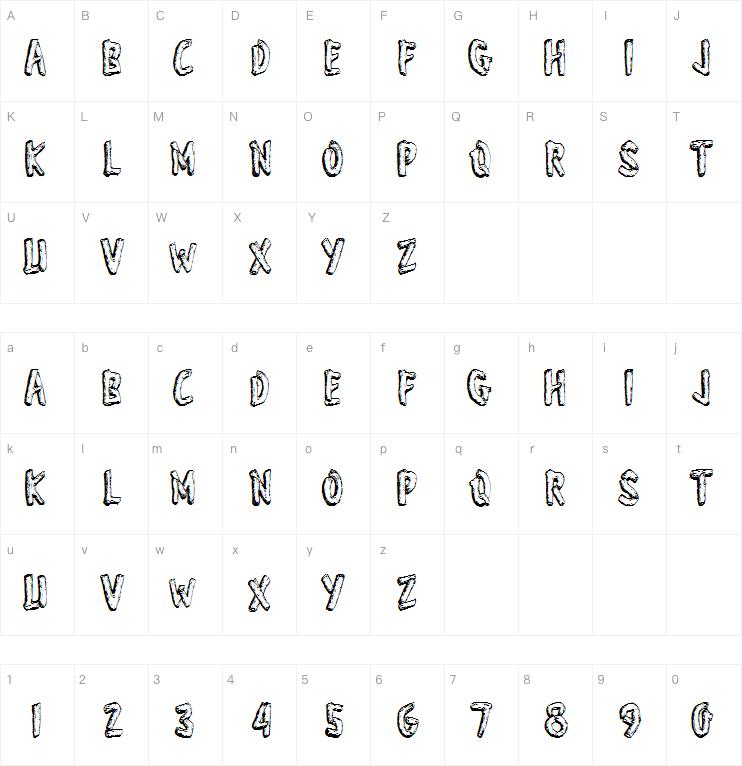 Wonder of Yosemite字体