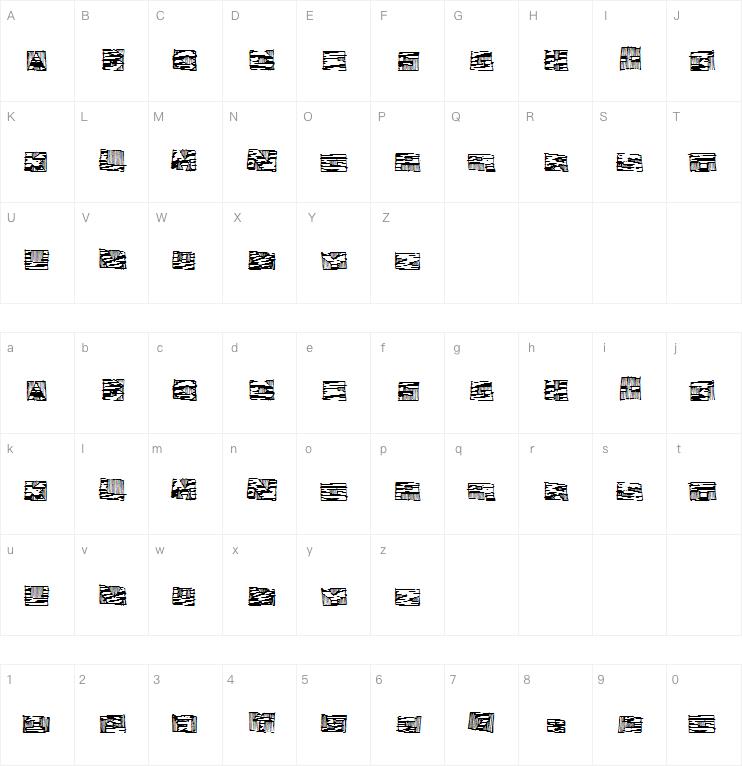 Woodblock Cutter字体