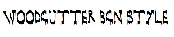 Woodcutter BCN Style字体