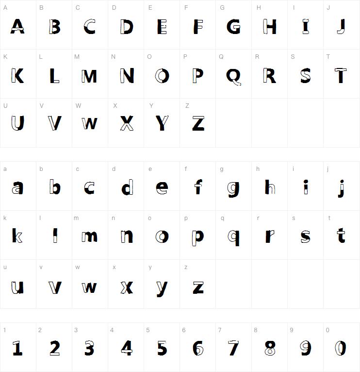 Woodcutter Delicada字体