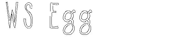 WS Egg字体