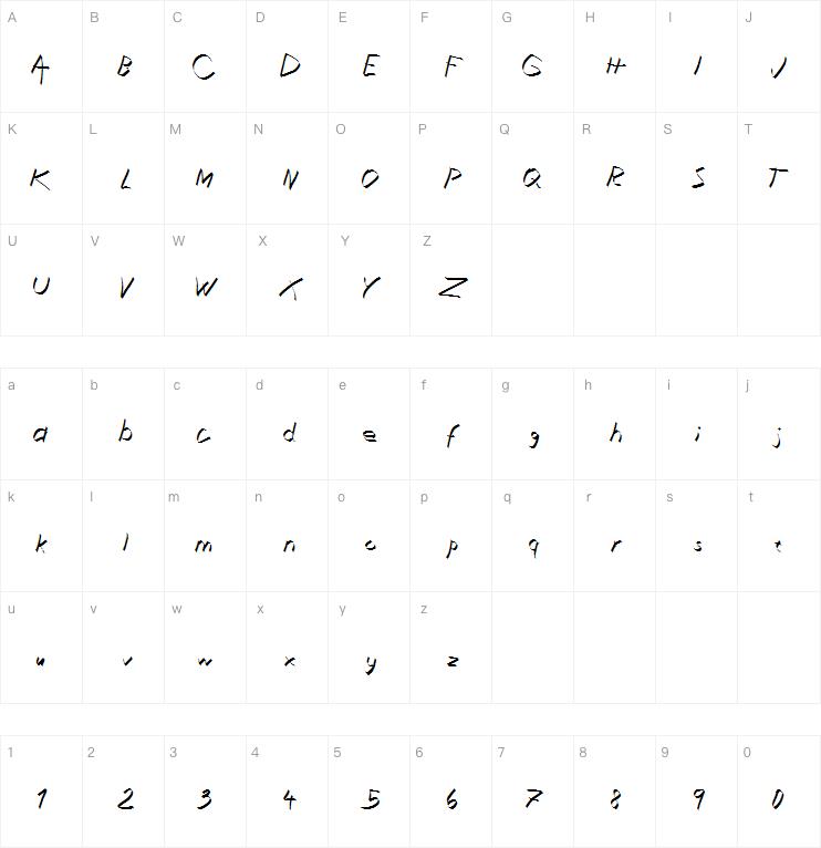 Xaligraphy字体