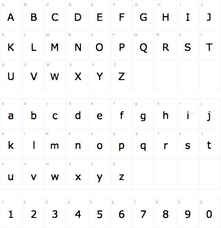 Xmas Year Zero字体