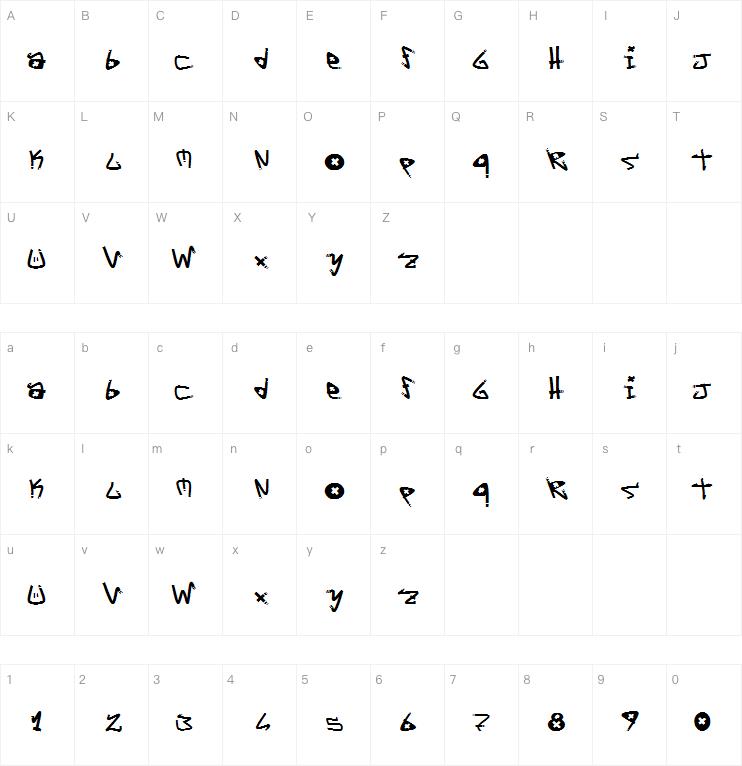 Y-Yo Tags字体