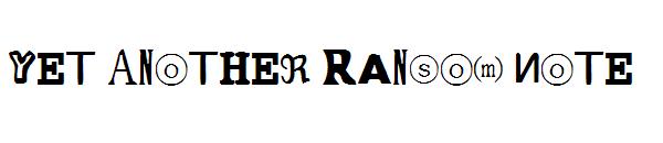 Yet Another Ransom Note