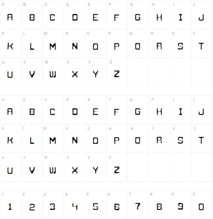 Zagreb Underground字体