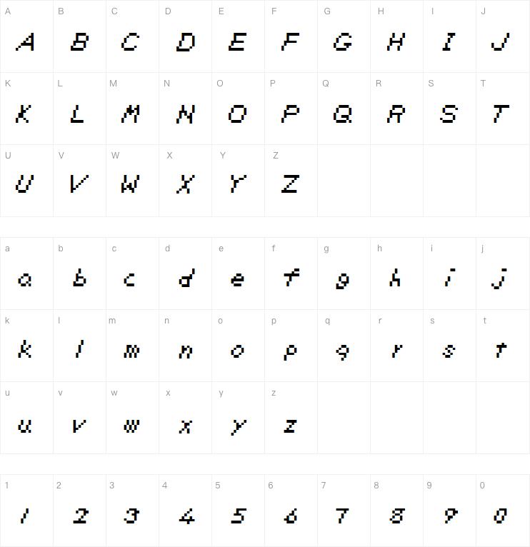Zelda DX字体