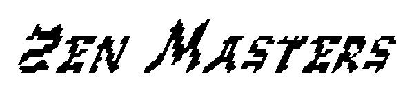 Zen Masters字体
