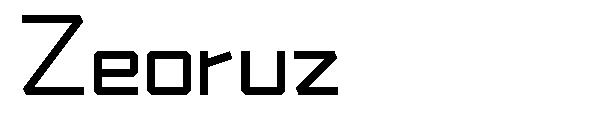 Zeoruz字体