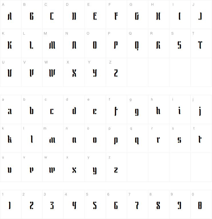 Zfraktur Eye/fs字体