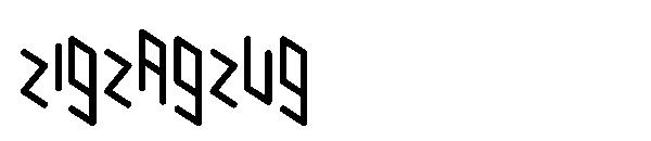 Zigzagzug字体