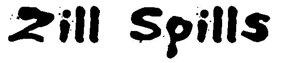 Zill Spills字体