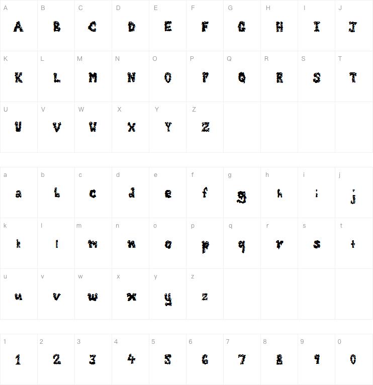Zombie Guts字体