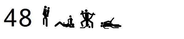 48 ways字体