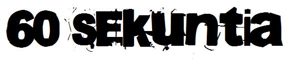 60 Sekuntia字体
