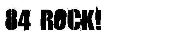 84 Rock!字体