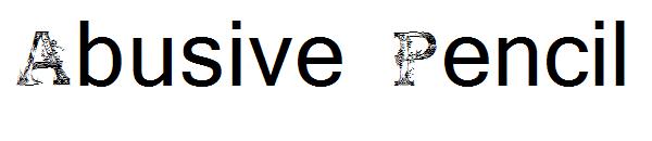 Abusive Pencil字体