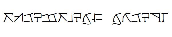 Aeridanish Script字体