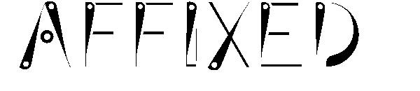 Affixed字体
