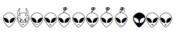 Aliencons TFB字体
