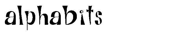 Alphabits字体