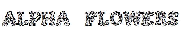 Alpha Flowers字体