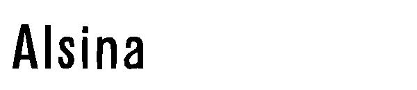 Alsina字体