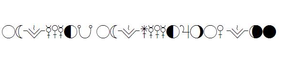 Astology Astrological TFB字体