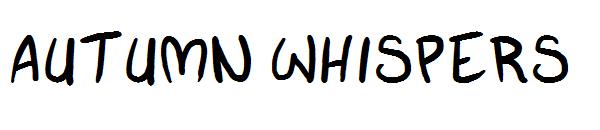 Autumn Whispers字体
