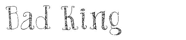 Bad King字体