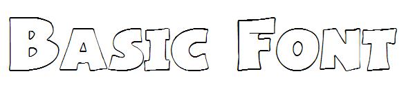Basic Font字体