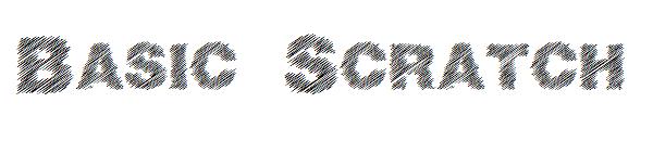Basic Scratch字体
