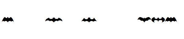 Batman Logo Evolution TFB字体