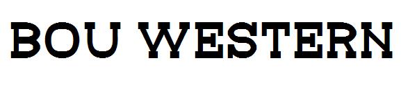 Bou Western字体