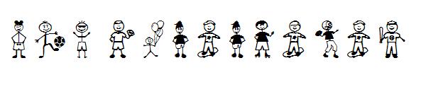 Boy Characters字体