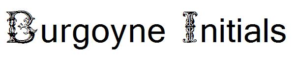 Burgoyne Initials字体