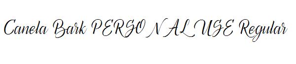 Canela Bark PERSONAL USE Regular字体