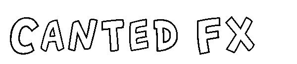 Canted FX字体