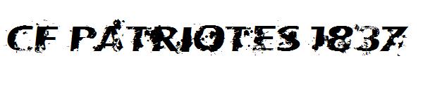 CF Patriotes 1837字体