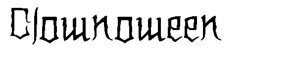 Clownoween字体