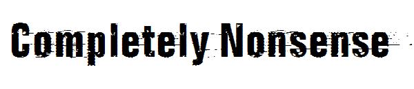 Completely Nonsense字体
