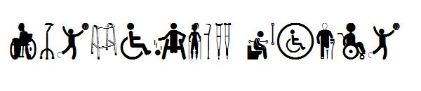 Disabled Icons字体