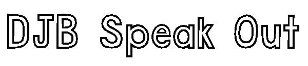 DJB Speak Out字体