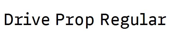 Drive Prop Regular字体