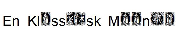 En Klassisk Maaned字体