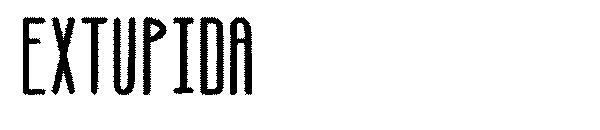 Extupida字体