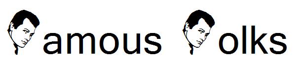 Famous Folks字体