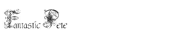 Fantastic Pete字体
