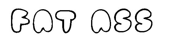Fat Ass字体