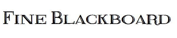 Fine Blackboard字体